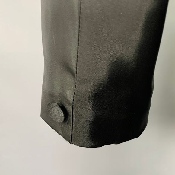 VERSACE COLLECTION Size 40 Black Acetate Blend Peak Lapel Sport Coat - Picture 5 of 11